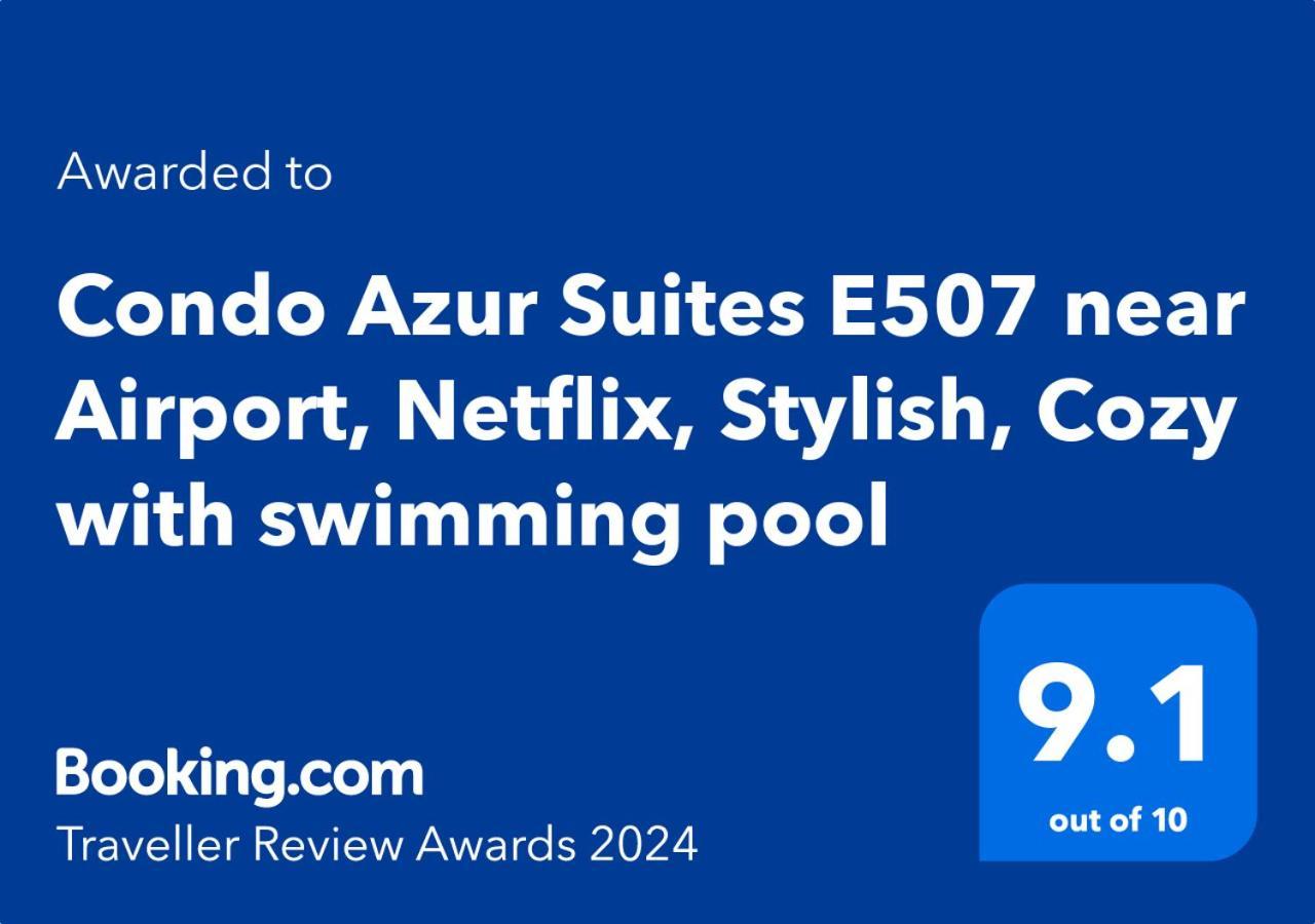 Condo Azur Suites E507 Near Airport, Netflix, Stylish, Cozy With Swimming Pool Lapu-Lapu City Eksteriør bilde